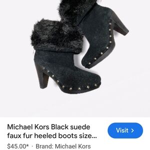 Michael Kors Wade leather boots